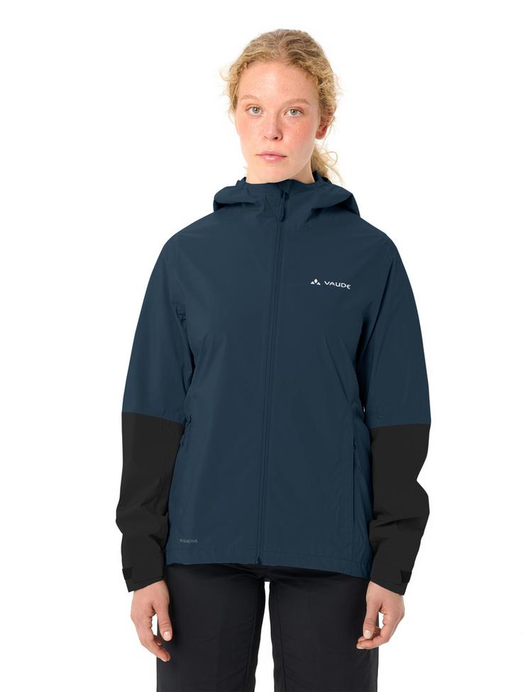 VAUDE VAUDE Women's Moab Rain Jacket II Outdoorjacke Damen - dark sea/black - 0 | SportScheck