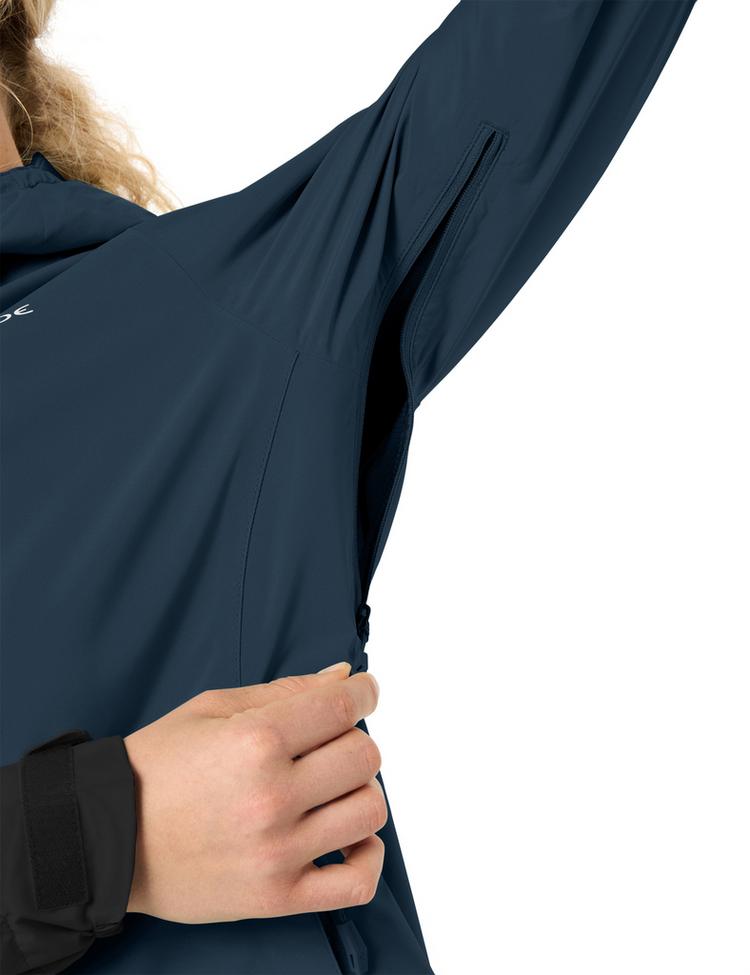 VAUDE VAUDE Women's Moab Rain Jacket II Outdoorjacke Damen - dark sea/black - 0 | SportScheck