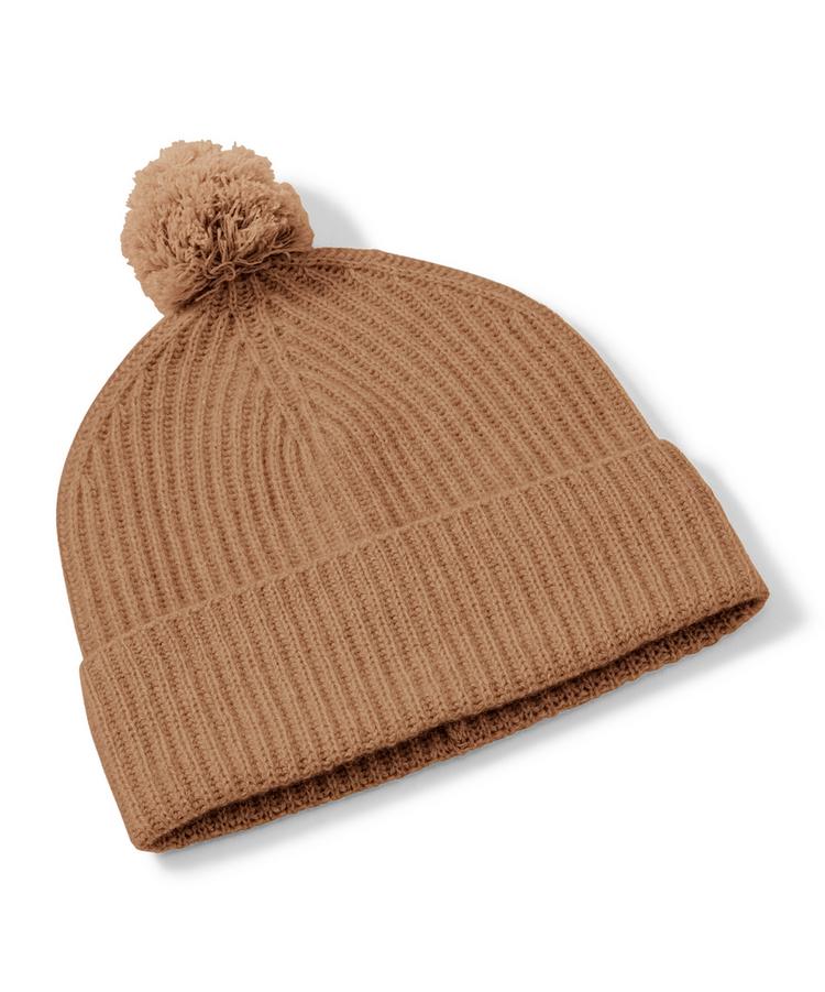 Falke Falke Pure Cashmere Pompom Beanie Beanie - cork (5034) - 1 | SportScheck