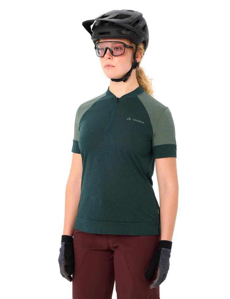 VAUDE VAUDE Women's Altissimo Q-Zip Shirt T-Shirt Damen - deep pond - 2 | SportScheck