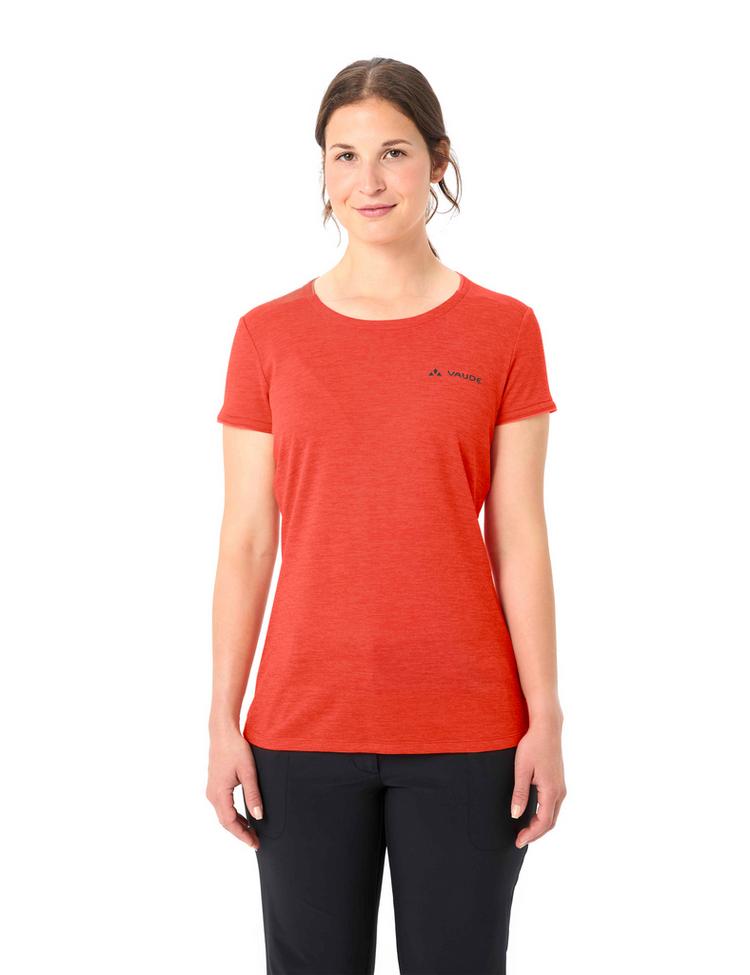 VAUDE VAUDE Women's Essential T-Shirt T-Shirt Damen - glowing red - 0 | SportScheck