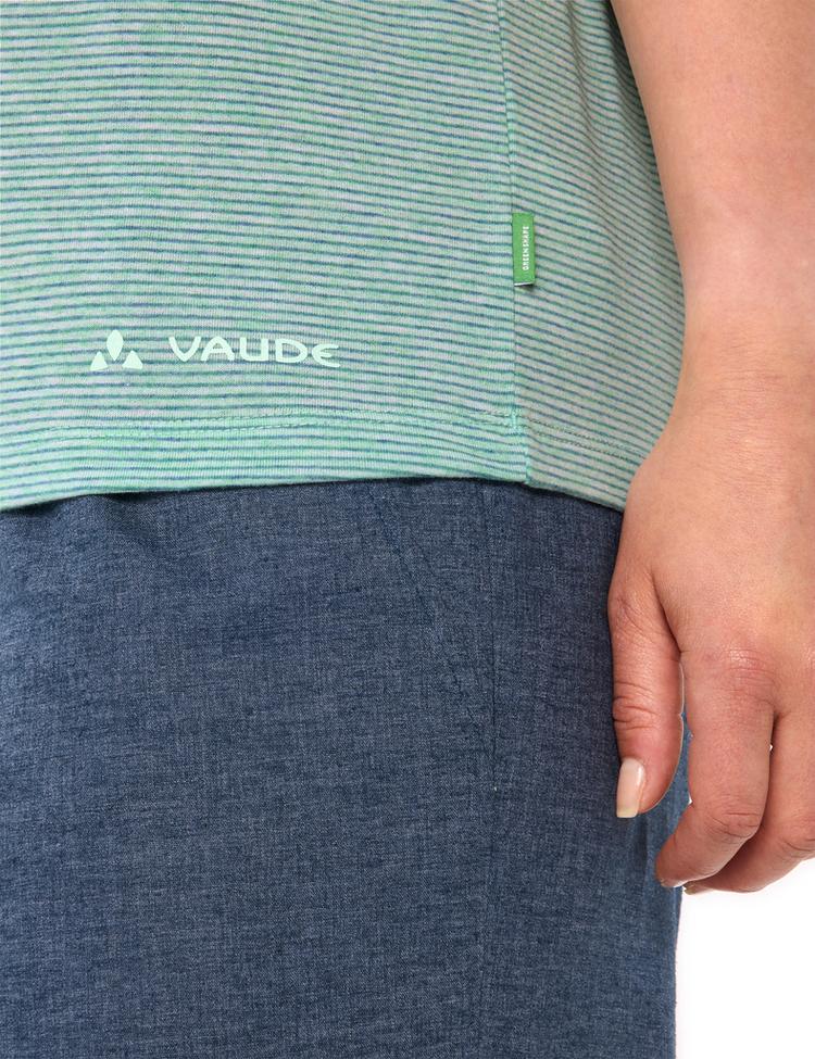 VAUDE VAUDE Women's Mineo Striped T-Shirt T-Shirt Damen - sage - 0 | SportScheck