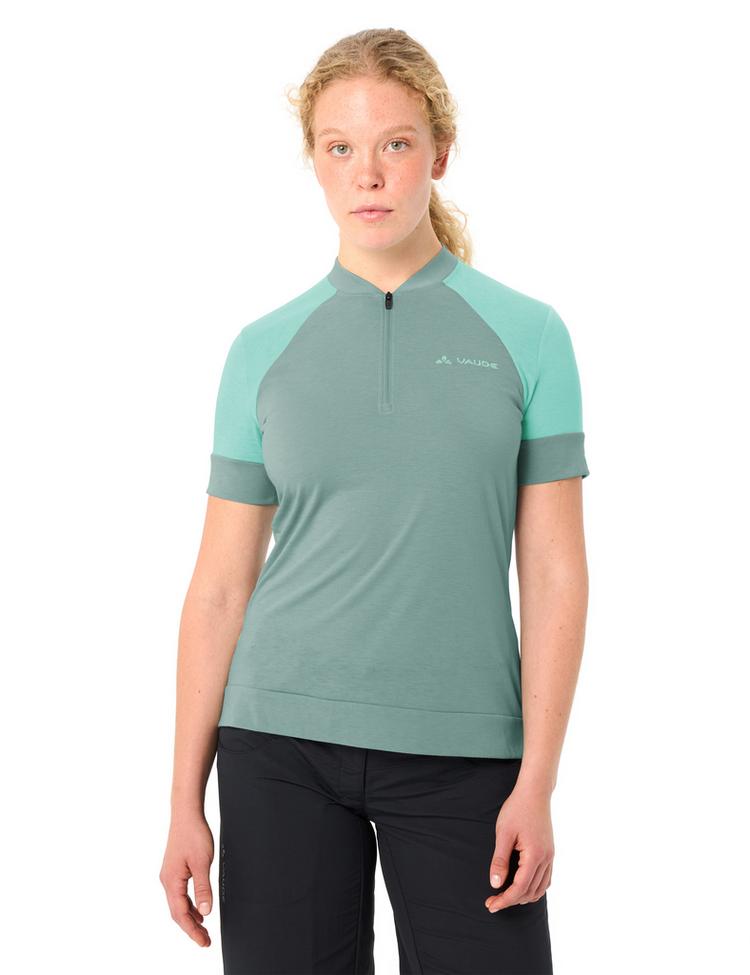 VAUDE VAUDE Women's Altissimo Q-Zip Shirt T-Shirt Damen - dusty fern uni - 0 | SportScheck