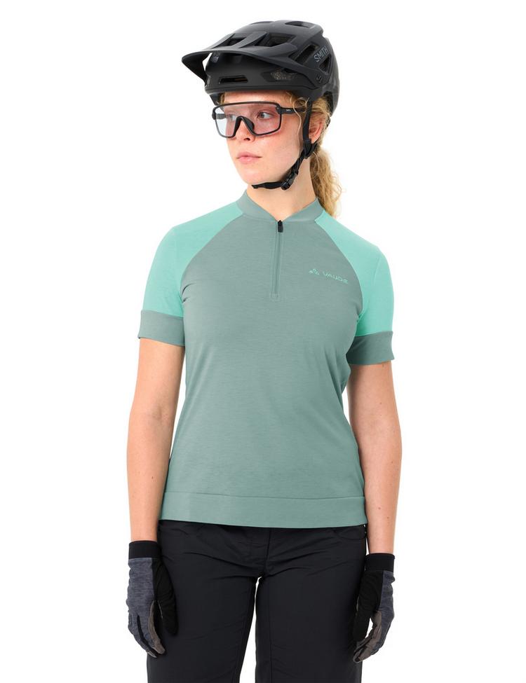VAUDE VAUDE Women's Altissimo Q-Zip Shirt T-Shirt Damen - dusty fern uni - 2 | SportScheck