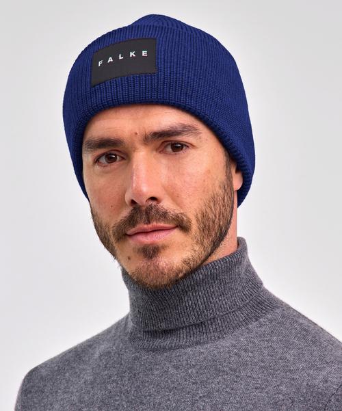 Rückansicht von Falke Beanie night blue (6578)