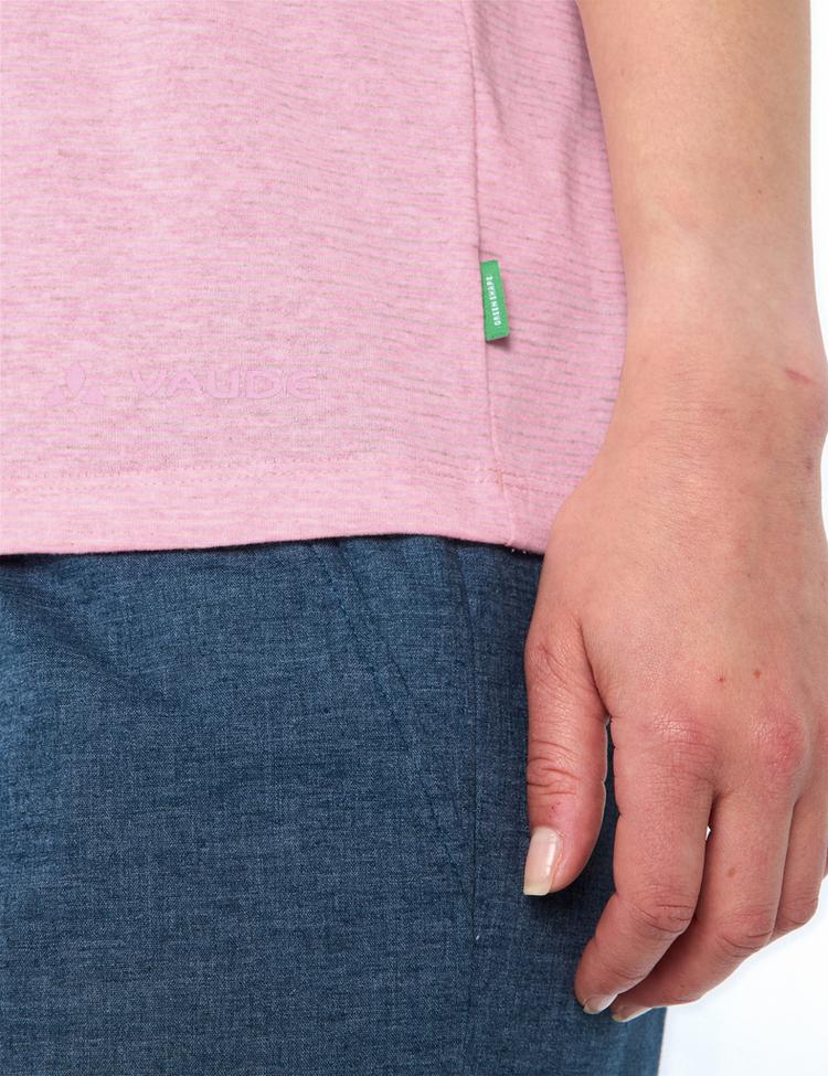 VAUDE VAUDE Women's Mineo Striped T-Shirt T-Shirt Damen - raspberry - 0 | SportScheck