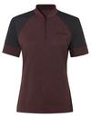 VAUDE Women's Altissimo Q-Zip Shirt T-Shirt Damen - dark oak