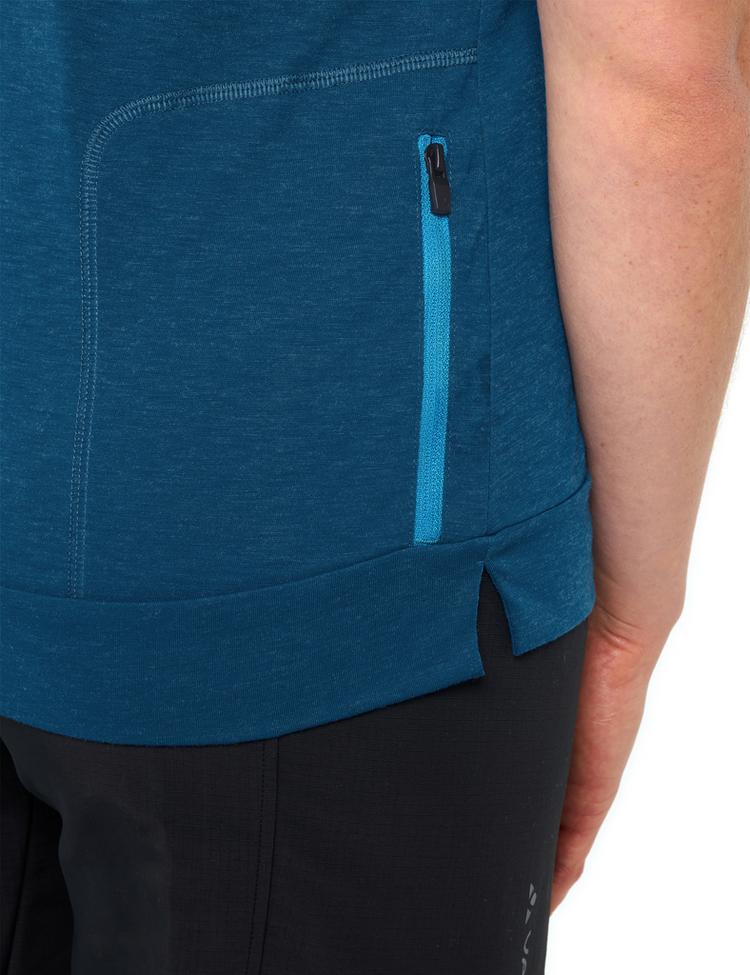 VAUDE VAUDE Women's Altissimo Q-Zip Shirt T-Shirt Damen - shore blue - 0 | SportScheck