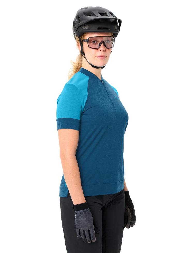 VAUDE VAUDE Women's Altissimo Q-Zip Shirt T-Shirt Damen - shore blue - 2 | SportScheck