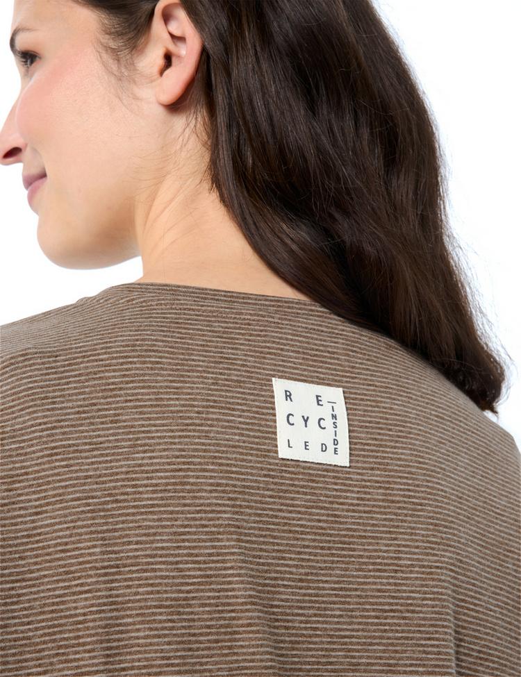 VAUDE VAUDE Women's Mineo Striped T-Shirt T-Shirt Damen - tobacco - 1 | SportScheck