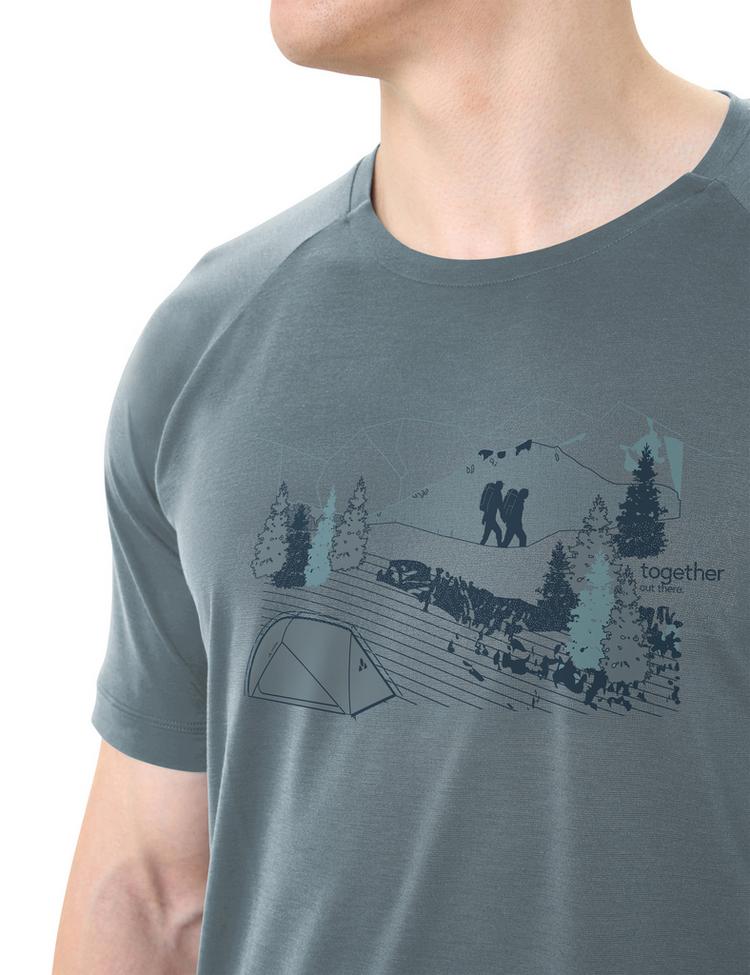 VAUDE VAUDE Men's Gleann T-Shirt II T-Shirt Herren - heron uni - 1 | SportScheck