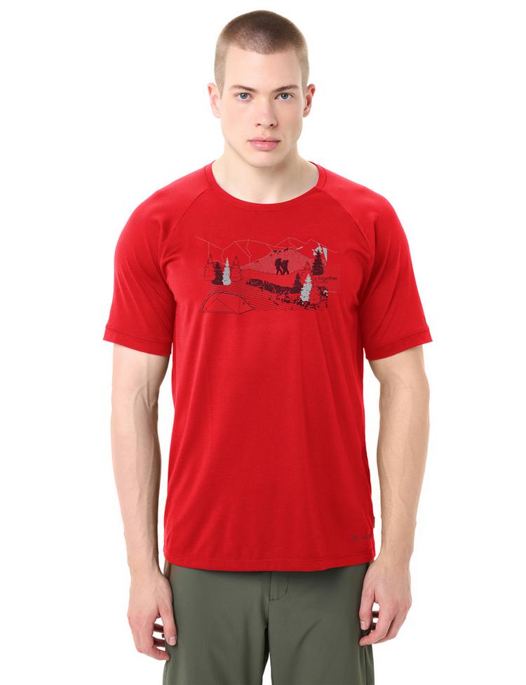 VAUDE VAUDE Men's Gleann T-Shirt II T-Shirt Herren - mars red - 0 | SportScheck