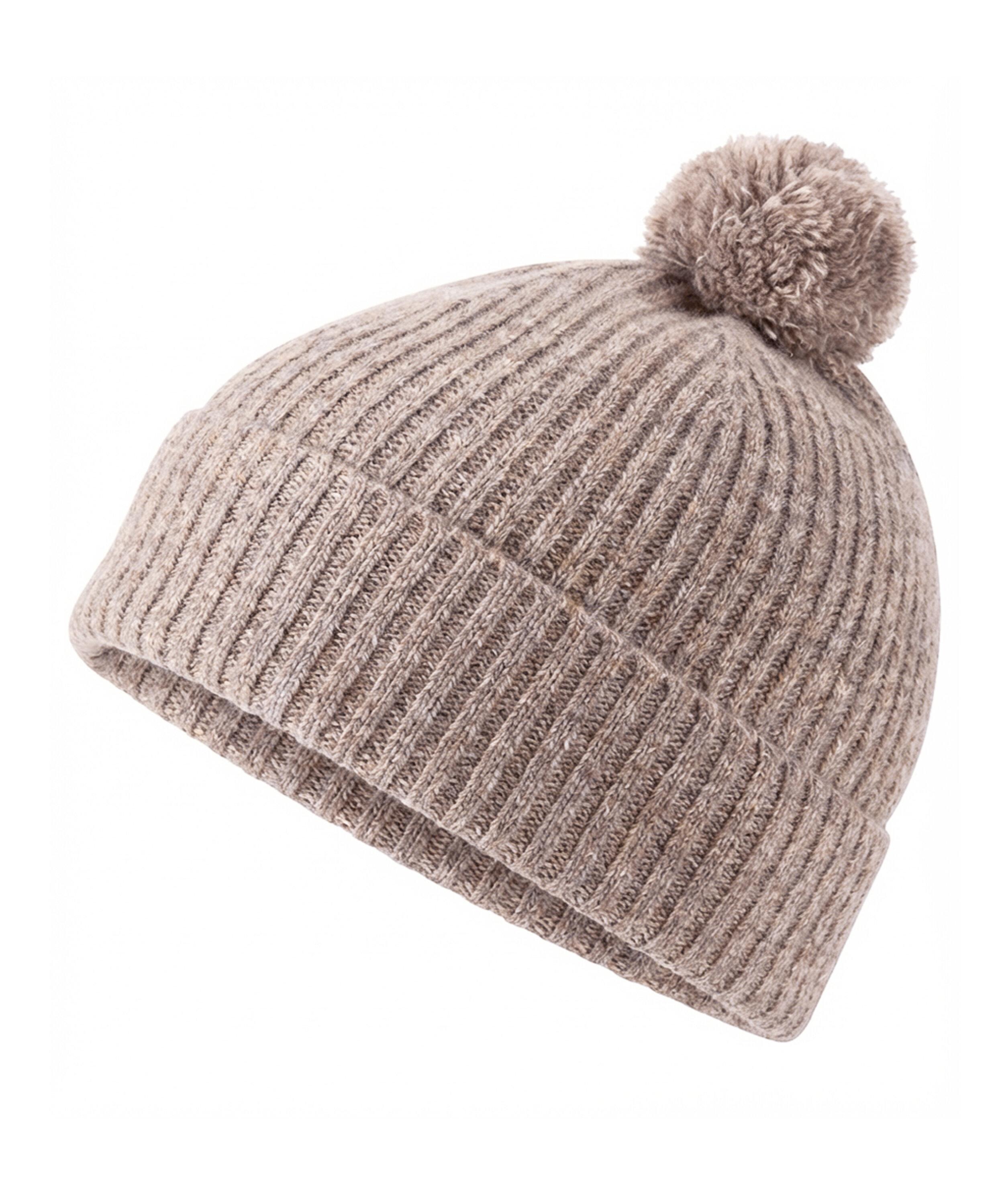 Falke Pure Cashmere Pompom Beanie Beanie - dark brown (5235)