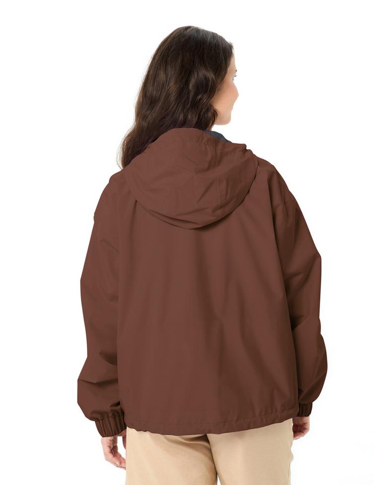 VAUDE VAUDE Women's Mineo Rain Jacket Poncho Damen - tobacco - 2 | SportScheck