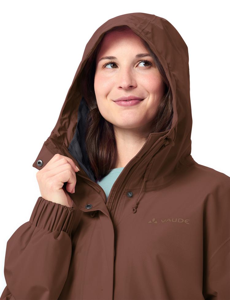 VAUDE VAUDE Women's Mineo Rain Jacket Poncho Damen - tobacco - 3 | SportScheck