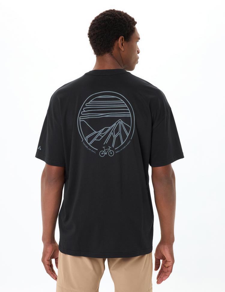 VAUDE VAUDE Men's Cyclist Casual Shirt T-Shirt Herren - black - 1 | SportScheck