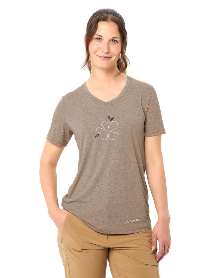 VAUDE VAUDE Women's Skomer Print T-Shirt III T-Shirt Damen - oat - 2 | SportScheck