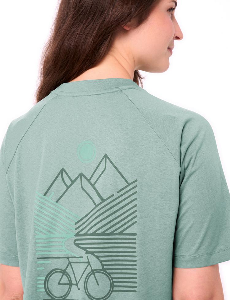 VAUDE VAUDE Women's Cyclist Casual Shirt T-Shirt Damen - dusty fern - 0 | SportScheck