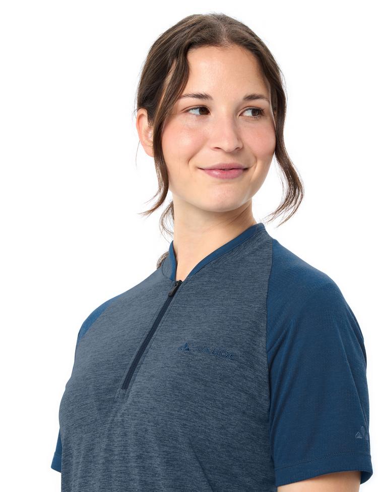VAUDE VAUDE Women's Tamaro HZ Shirt IV T-Shirt Damen - dark sea uni - 1 | SportScheck