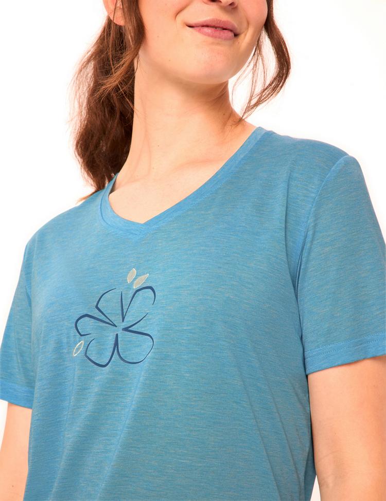 VAUDE VAUDE Women's Skomer Print T-Shirt III T-Shirt Damen - aqua - 1 | SportScheck