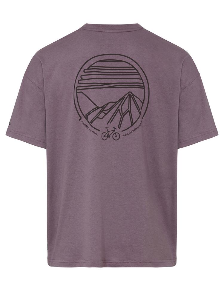 VAUDE VAUDE Men's Cyclist Casual Shirt T-Shirt Herren - purple ash - 0 | SportScheck