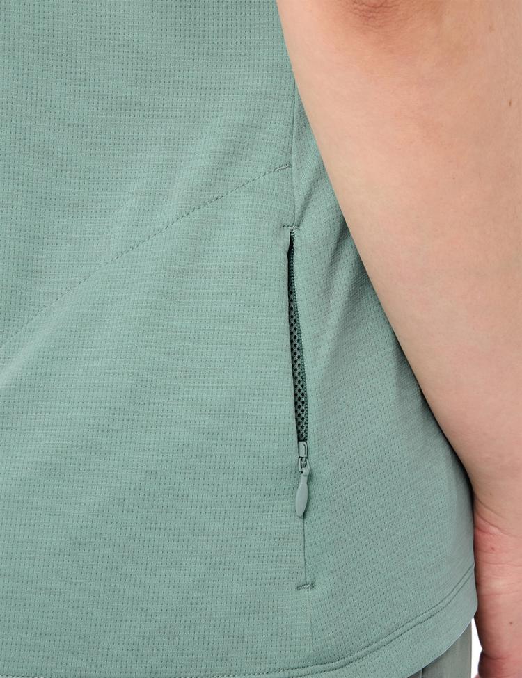 VAUDE VAUDE Women's Tamaro HZ Shirt IV T-Shirt Damen - dusty fern - 0 | SportScheck