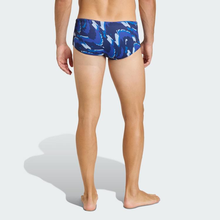 adidas adidas RIPSTREAM TEAM GRAPFIK BADEHOSE, BREIT Badehose Herren - Dark Blue / Semi Lucid Blue - 1 | SportScheck