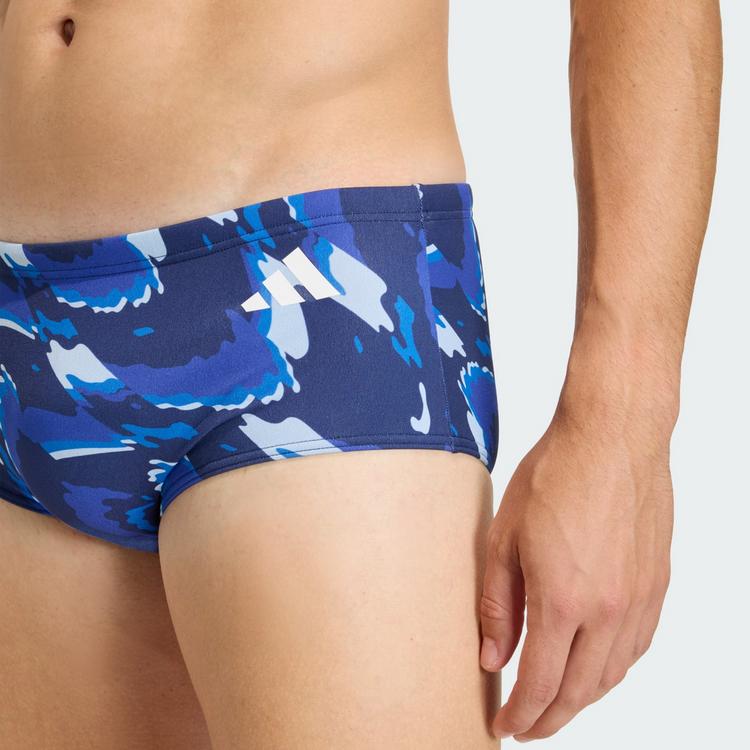 adidas adidas RIPSTREAM TEAM GRAPFIK BADEHOSE, BREIT Badehose Herren - Dark Blue / Semi Lucid Blue - 1 | SportScheck