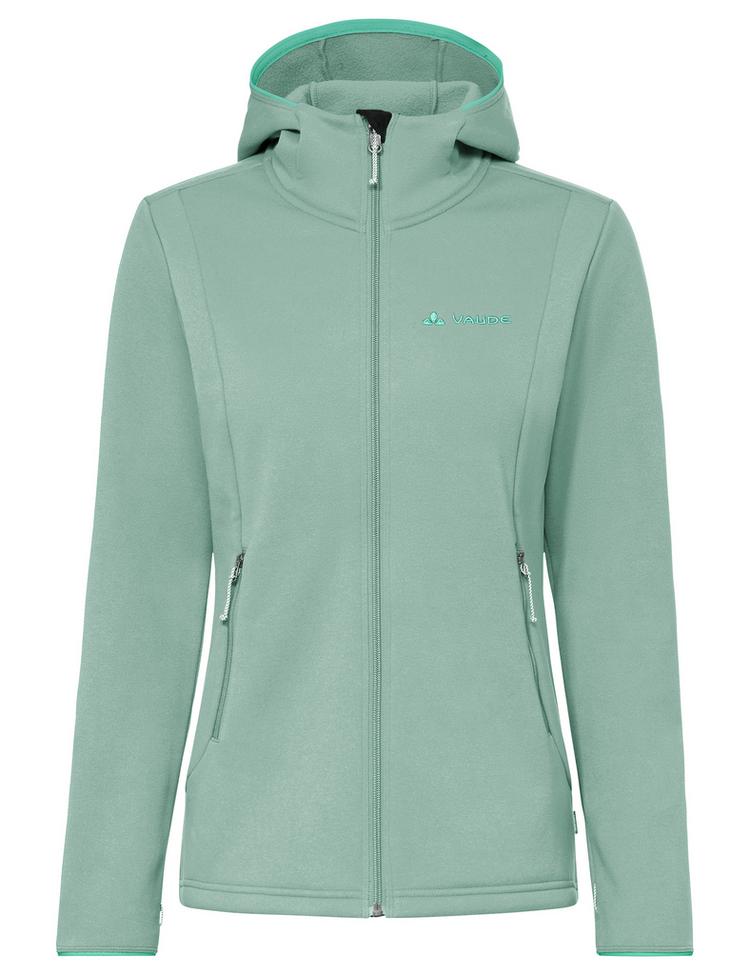 VAUDE VAUDE Women's Idris Fleece Hoody Outdoorjacke Damen - dusty fern - 0 | SportScheck