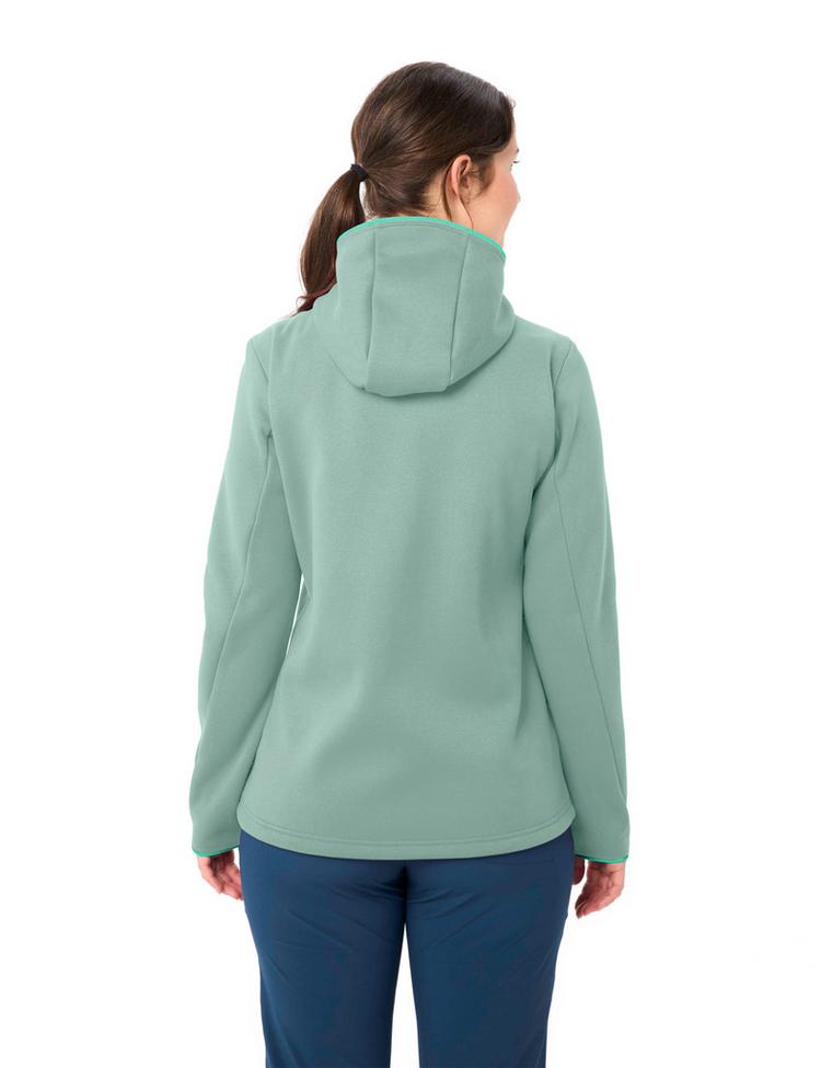 VAUDE VAUDE Women's Idris Fleece Hoody Outdoorjacke Damen - dusty fern - 1 | SportScheck