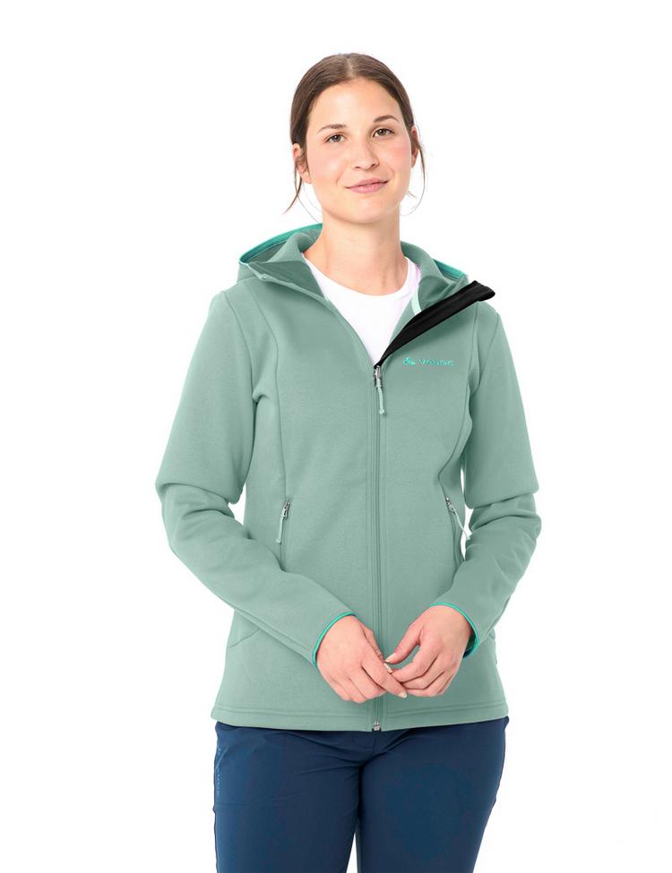 VAUDE VAUDE Women's Idris Fleece Hoody Outdoorjacke Damen - dusty fern - 2 | SportScheck