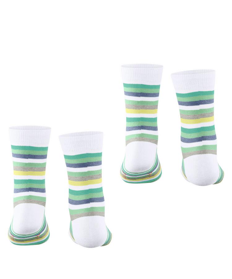 ESPRIT ESPRIT Playful Stripe SO  2-Pack Socken Kinder - white (2000) - 0 | SportScheck