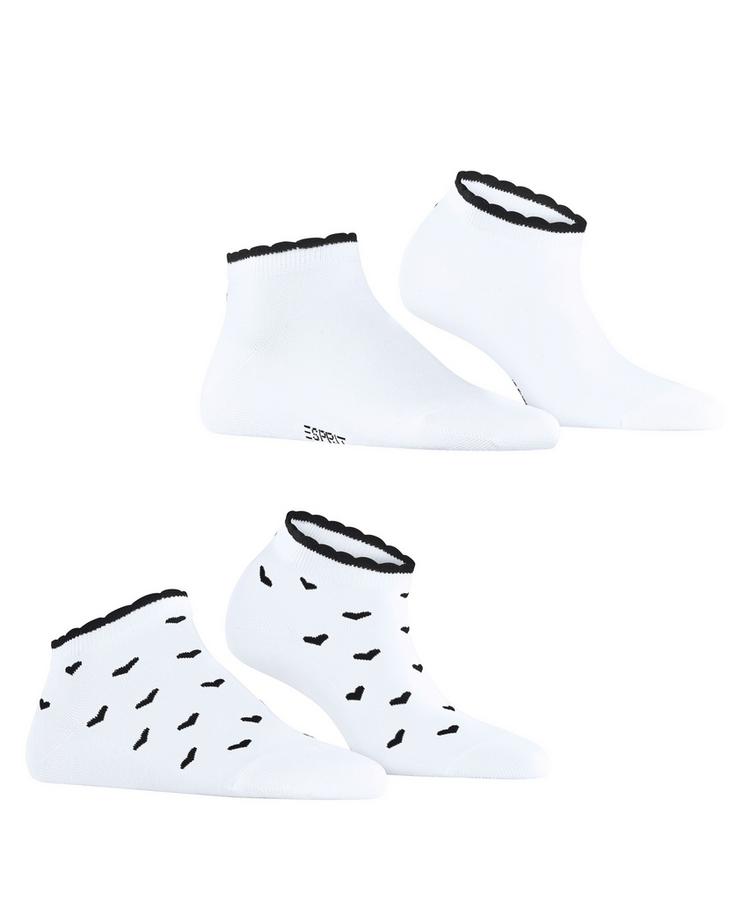 ESPRIT ESPRIT Little Hearts SN  2-Pack Socken Damen - white (2000) - 0 | SportScheck