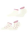 ESPRIT Little Hearts SN  2-Pack Socken Damen - off-white (2040)