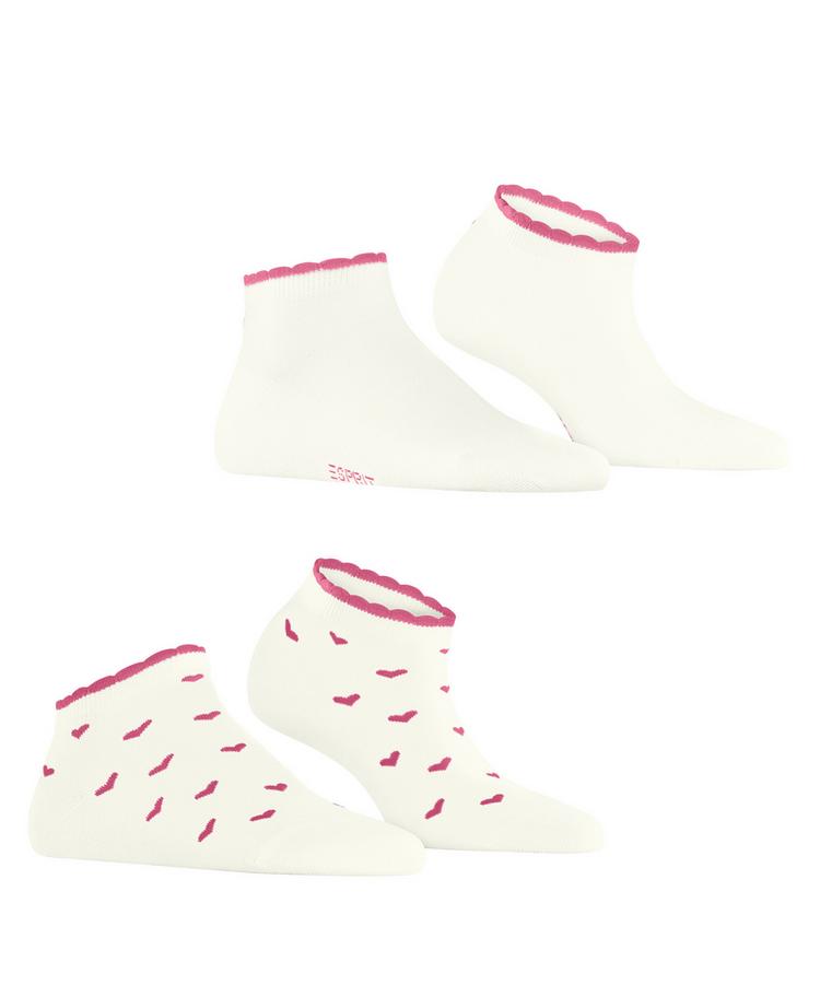 ESPRIT ESPRIT Little Hearts SN  2-Pack Socken Damen - off-white (2040) - 0 | SportScheck