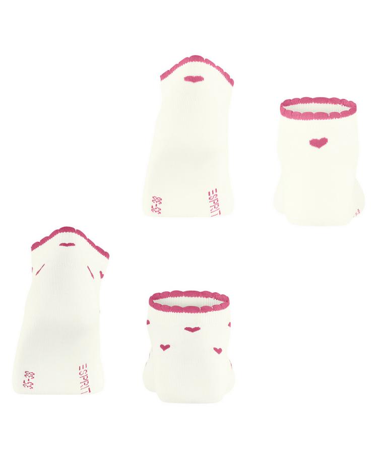 ESPRIT ESPRIT Little Hearts SN  2-Pack Socken Damen - off-white (2040) - 0 | SportScheck