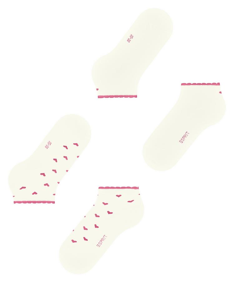 ESPRIT ESPRIT Little Hearts SN  2-Pack Socken Damen - off-white (2040) - 2 | SportScheck