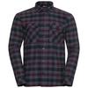 Jack Wolfskin BAJA FLANNEL SHIRT M Langarmhemd Herren - CHECK dark navy