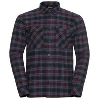 Jack Wolfskin BAJA FLANNEL SHIRT M Langarmhemd Herren - CHECK dark navy