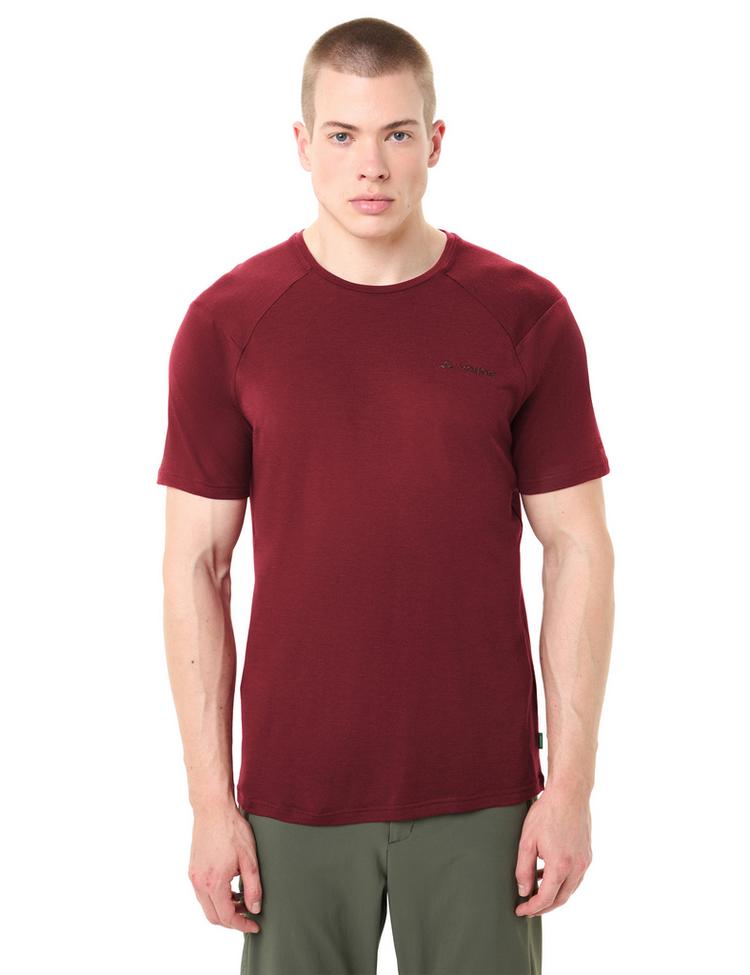 VAUDE VAUDE Men's Essential Wool T-Shirt T-Shirt Herren - carmine - 0 | SportScheck