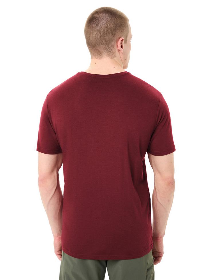 VAUDE VAUDE Men's Essential Wool T-Shirt T-Shirt Herren - carmine - 1 | SportScheck