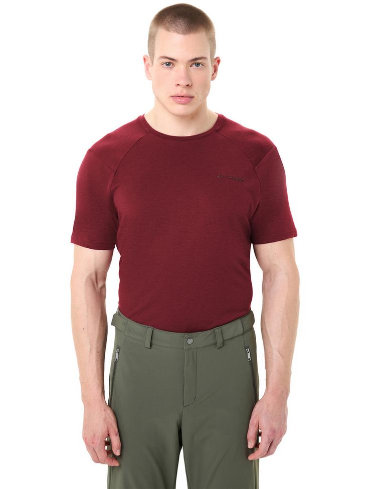 VAUDE VAUDE Men's Essential Wool T-Shirt T-Shirt Herren - carmine - 2 | SportScheck