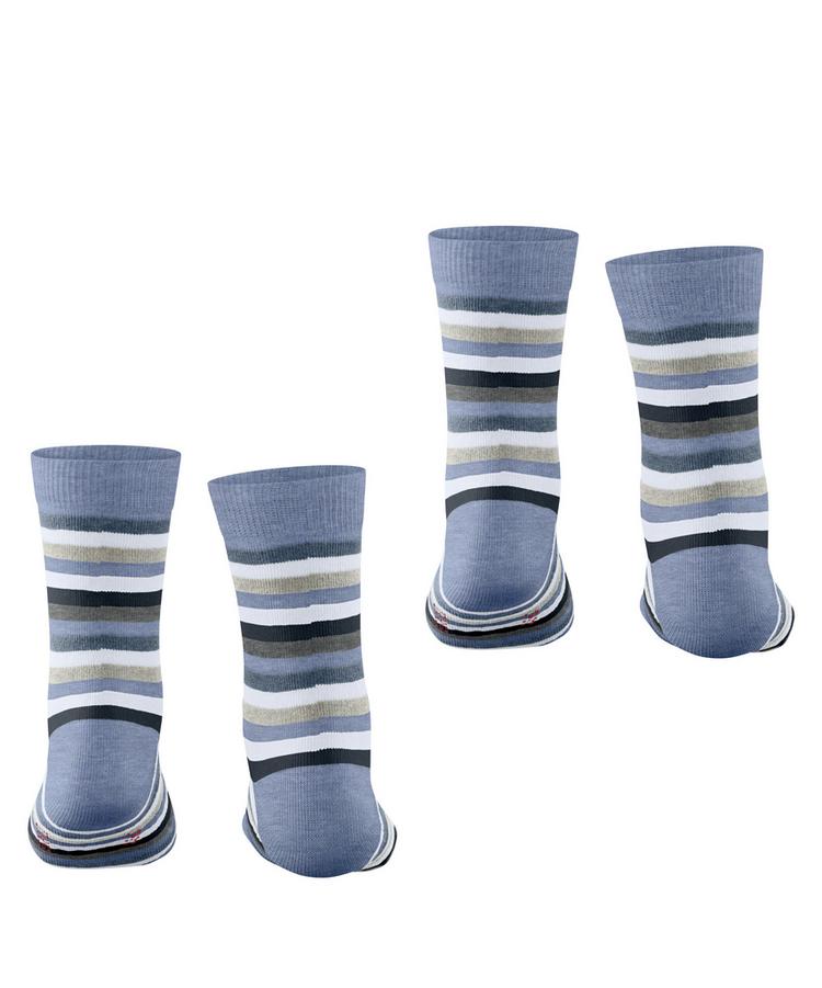 ESPRIT ESPRIT Playful Stripe SO  2-Pack Socken Kinder - jeans mel. (6458) - 0 | SportScheck