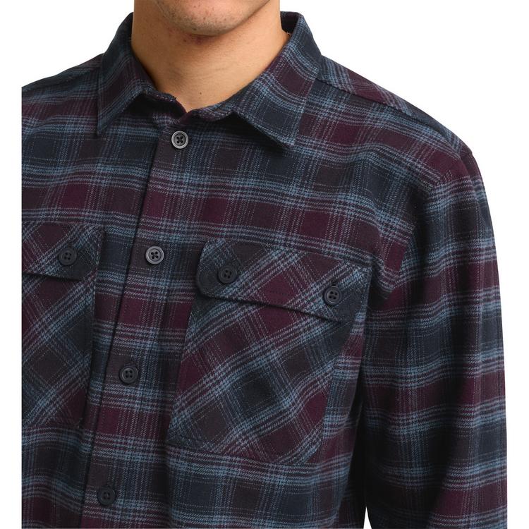Jack Wolfskin Jack Wolfskin BAJA FLANNEL SHIRT M Langarmhemd Herren - CHECK dark navy - 0 | SportScheck