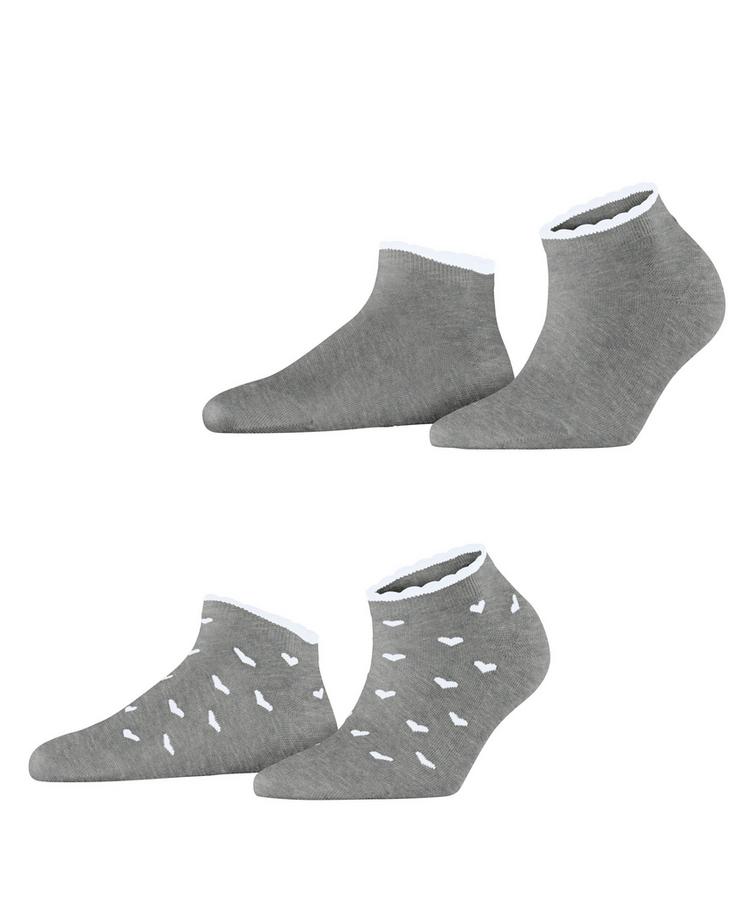 ESPRIT ESPRIT Little Hearts SN  2-Pack Socken Damen - light grey (3400) - 0 | SportScheck