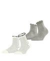ESPRIT Wavy Line SSO  2-Pack Socken Damen - sortiment (0030)
