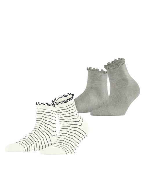 ESPRIT Wavy Line SSO  2-Pack Socken Damen