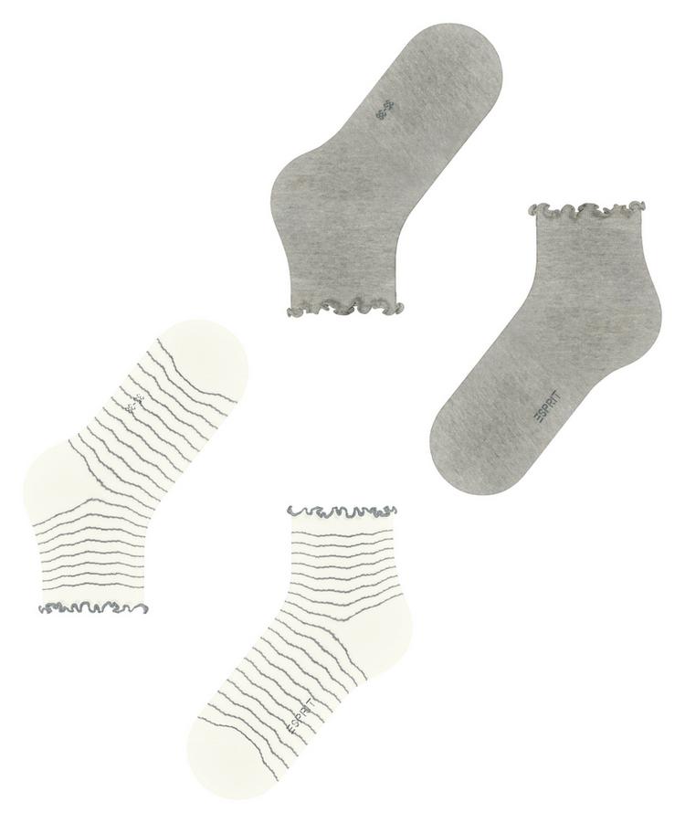 ESPRIT ESPRIT Wavy Line SSO  2-Pack Socken Damen - sortiment (0030) - 2 | SportScheck