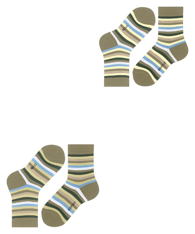 ESPRIT ESPRIT Playful Stripe 2-Pack Socken Kinder - seagrass (7551) - 2 | SportScheck
