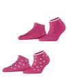 ESPRIT Little Hearts SN  2-Pack Socken Damen - fuchsia (8552)